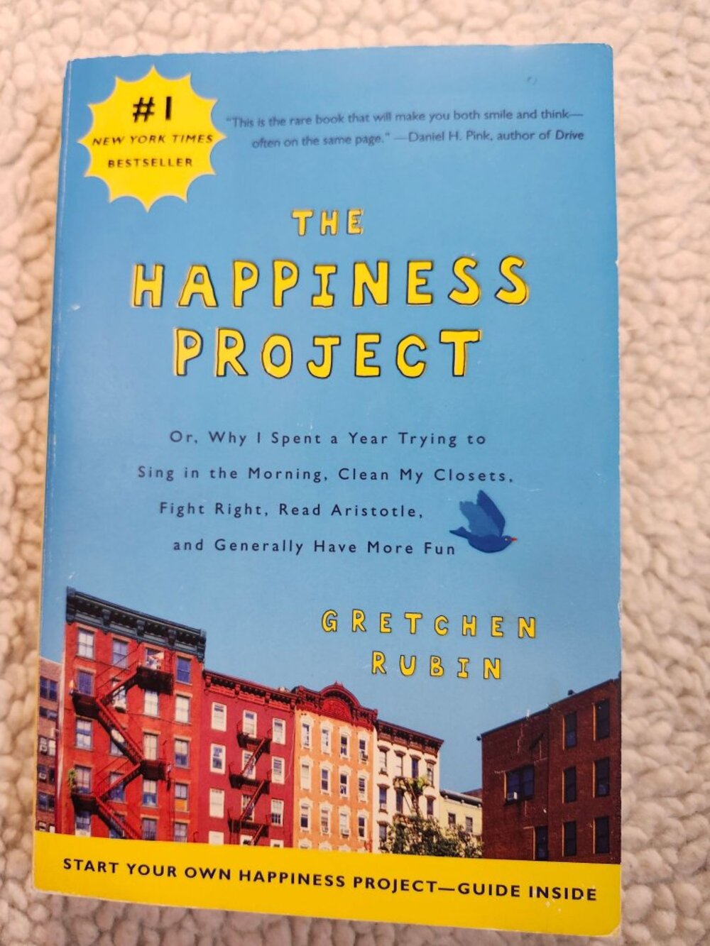 🎁5/$25 The Happiness Project Gretchen Rubin Paperback 2011 Harper Self-Help
